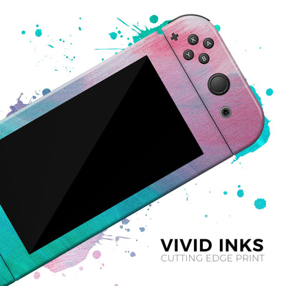 Pastel Marble Surface - Full Body Skin Decal Wrap Kit for Nintendo